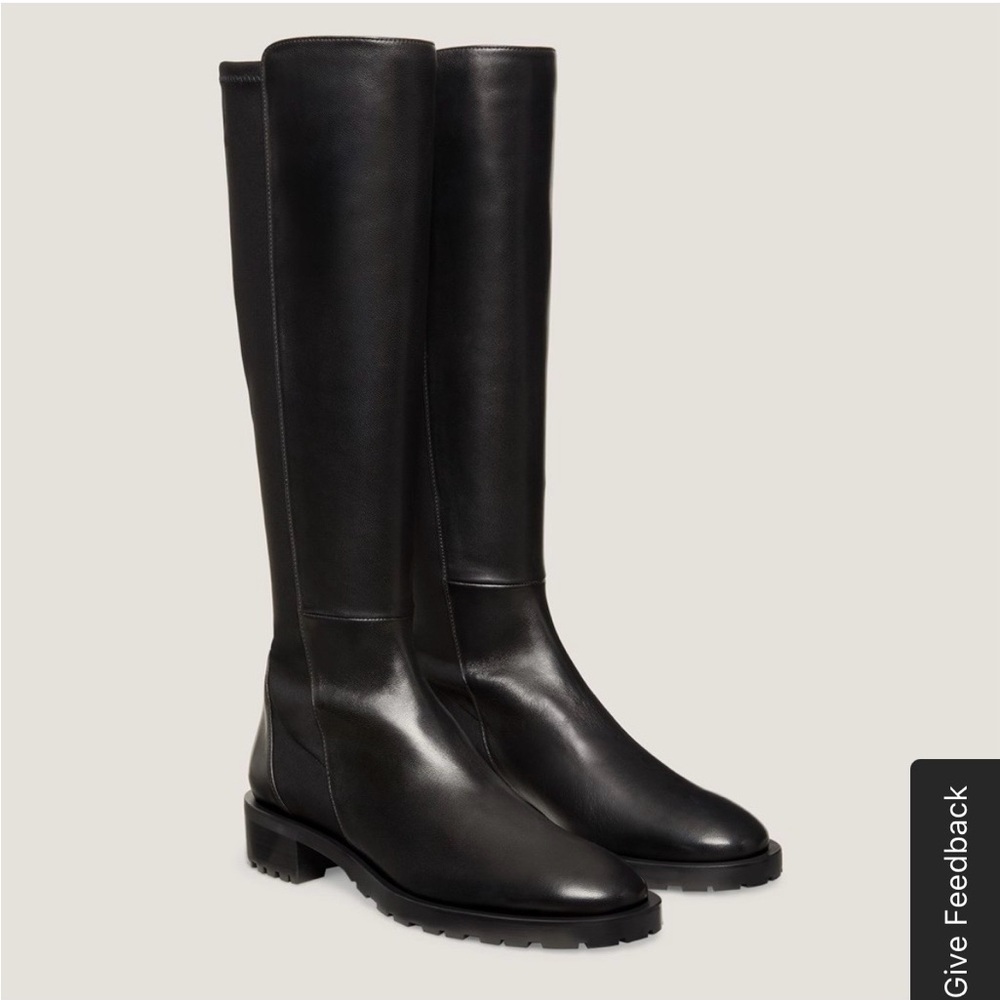 Stuart Weitzman Black Ankle Boots
